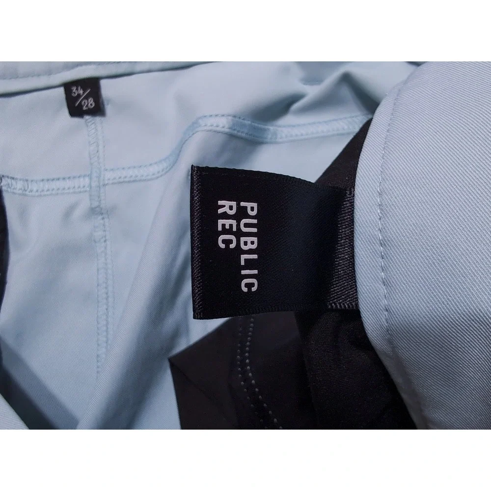 PUBLIC REC Dealmaker 5 Pocket Pants Mens 34 x 28 Blue Excellent Straight Leg